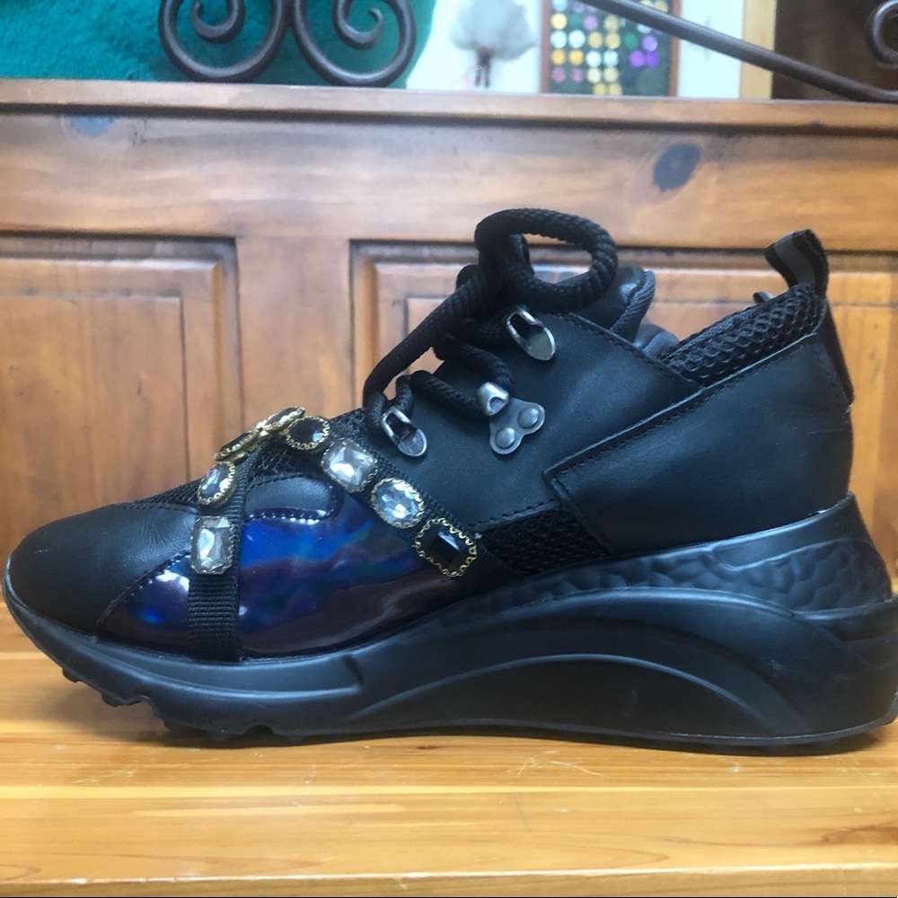 Steve Madden bejeweled sneakers SIZE 6